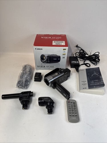 Videocamera canon vixia hf200 - videocamera,