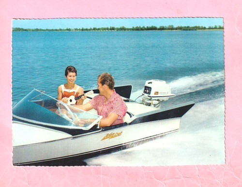Carte postale bateau - postale,