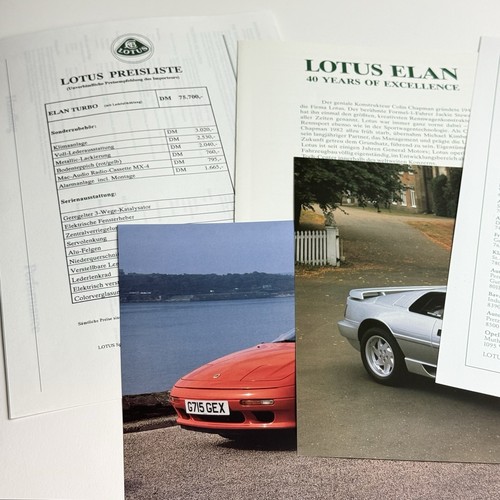 Lotus esprit turbo elan - turbo,