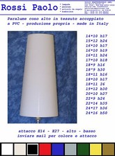 Paralume paraluce cono alto in