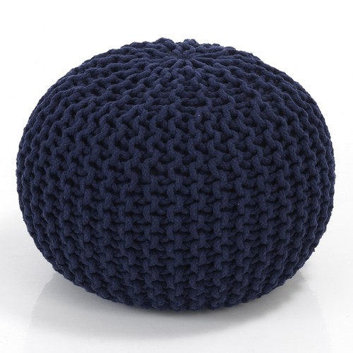 Pouf lins navy - pouf,
