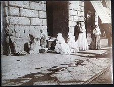Foto vintage Messina Venditrici di uova 1900 Ft 730 - Stampa 30x24 cm