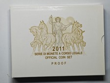 Serie Divisionale 2011 Italia Proof Fondo Specchio 5 Euro Argento Unità 150 Anni