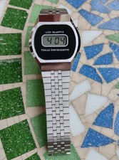 Vintage Lcd Digital Watch Texas Instruments NOS