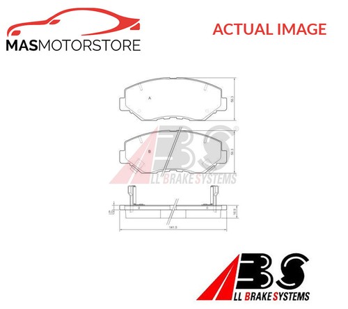 Set pastiglie freno - set,
