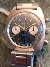 Orologio Cronografo Vintage Avia Anni '70 Valjoux 7733