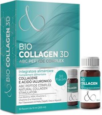 Collagene da Bere - Collagene e Acido Ialuronico, Biotina, Msm & Vitamina C. Col