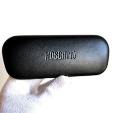 fodero occhiali da sole MOSCHINO sunglasses custodia case vintage astuccio box