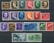 REGNO D'ITALIA 1942 POSTA MILITARE SERIE COMPLETA MNH** CAT. S2600