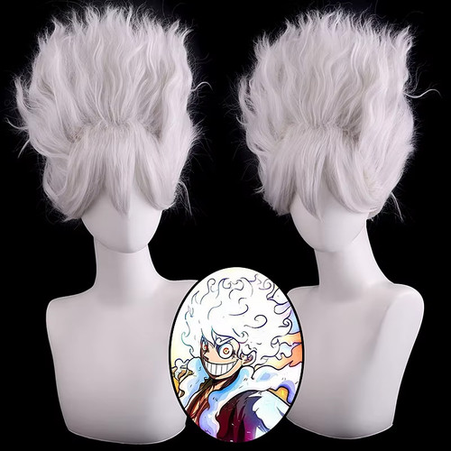 Parrucca cosplay anime - parrucca, white