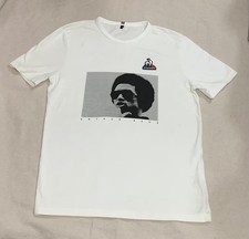 Arthur Ashe Le Coq Sportif Hunters Point Tennis Shirt France Sz S Tennis 