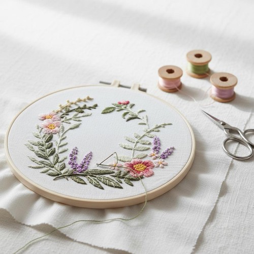 Kit per ricamo - , floreale