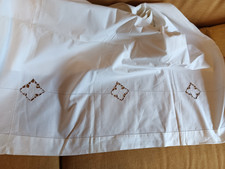 LENZUOLO MATRIMONIALE RICAMATO