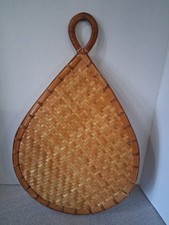 Ventilatore in vimini rattan
