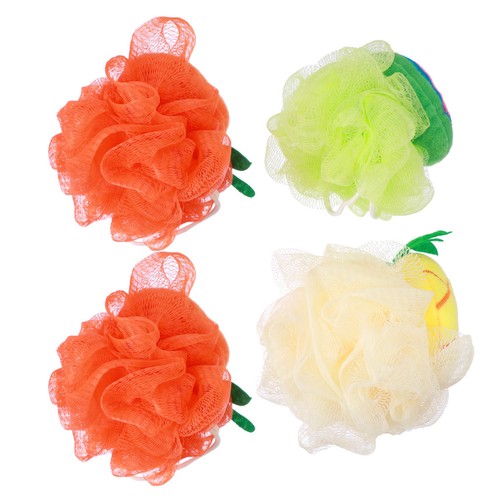 Pcs bath ball shower - 4, pouffe