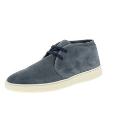 Frau Polacchini In Suede Blu -