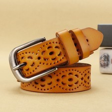 Cintura donna vintage in pelle