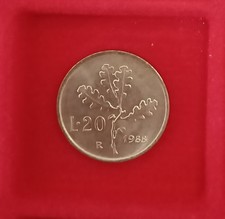 Italia repubblica moneta da 20
