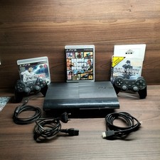 PLAYSTATION 3 SUPER SLIM 500GB NERA SONY PS3 + 2 CONTROLLER + 3 GIOCHI + CAVI