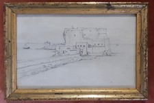 disegno antico Napoli Castel