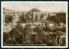 Palermo Città Piazza Castelnuovo Politeama Garibaldi FG Foto cartolina RT4343