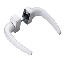  MANIGLIA DOPPIA PER PORTE ALLUMINIO SAVIO MANON COMPLETE