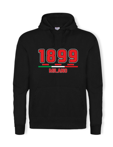 Felpa cappuccio curva sud 1899