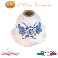 APPLIQUE FÜR VIETRI KERAMIKLAMPE DEKORIERT VON HAND BLUMEN Made in italy 100%