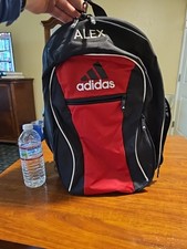Zaino Adidas ALEX Fresh Pak rosso e nero - mai usato 