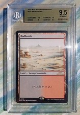 MTG: Magic BADLANDS 30th ANNIVERSARY Edition BGS 9.5 Gem Mint DUAL LAND 
