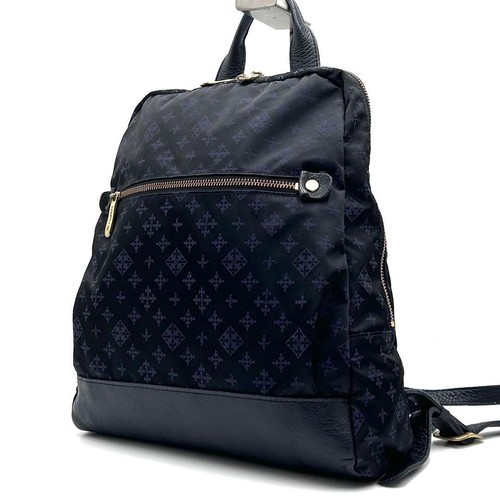 Zaino russet navy pelle - zaino,