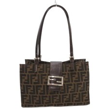 Borsa tote FENDI Zucca marrone
