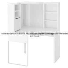 Scrivania angolare bianca ikea - scrivania,