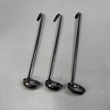 Lotto 3x Mestolo Mestolino Per Amarena Fabbri Toschi vintage Inox 18/8 23cm #9