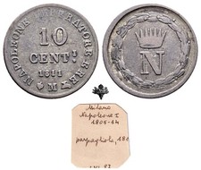 NAPOLEONE I 10 centesimi 1811 Milano Regno d'Italia