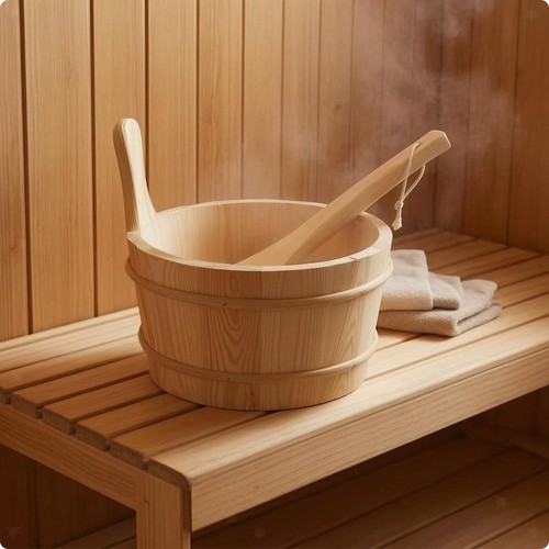 Secchio sauna legno - sauna,