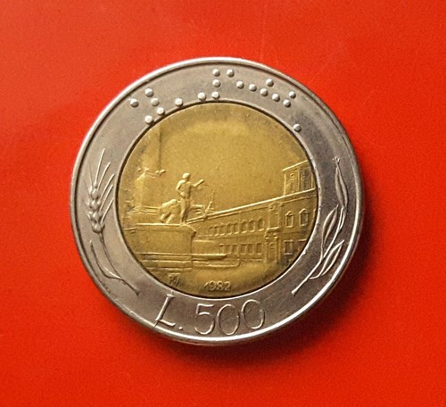 500 lire 1982 errore - 500,