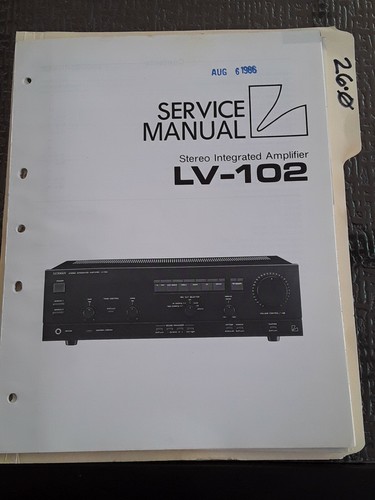 102 luxman manuale - luxman, di