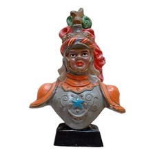 *HH* Antica Scultura Statua Busto Soldato Marionetta Moro Siciliano Sicilia 