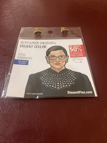 Orecchini perno ruth bader - a,