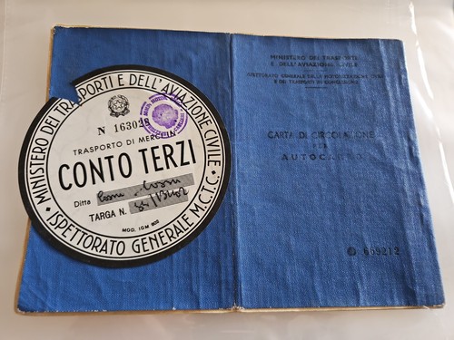 Carta circolazione epoca - carta, di