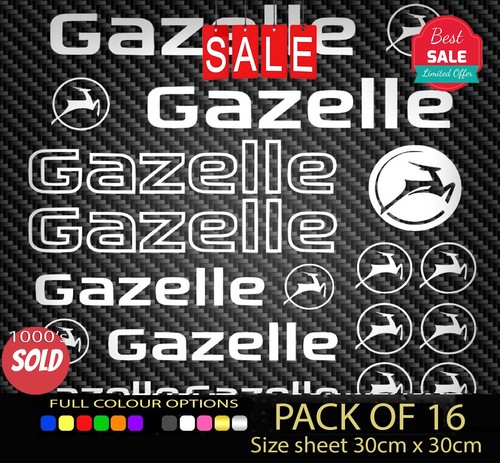 Gazelle vinile decalcomania - vinile,