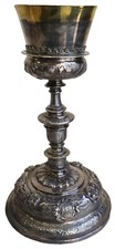 CALICE IN ARGENTO CESELLATO A
