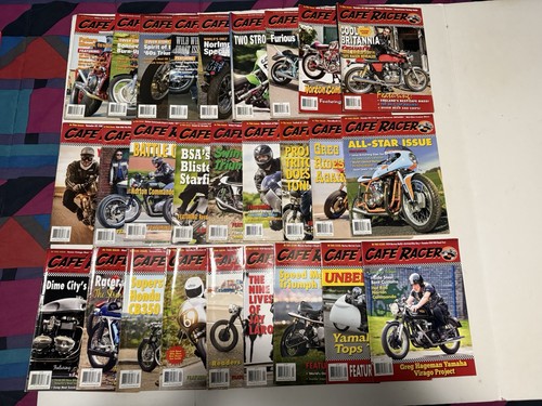 Lot cafe racer magazine - of,