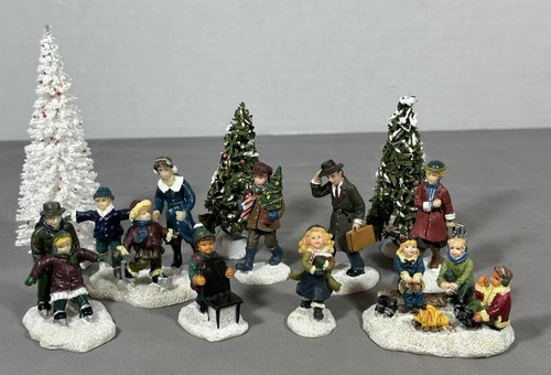 Lotto figurine villaggio - 8,