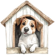 2 adesivi Jack Russell Terrier