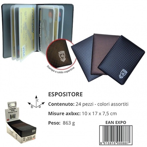 Portacard rfid carbon - carbon, porta