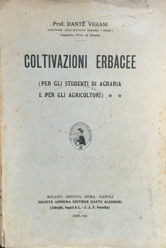 1930 vigiani coltivazioni - 1930,