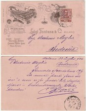 PUBBLICITARIA COMMERCIALE - MILANO - L.FONTANA & C.CRISTALLI SPECCHI VETRI-54792