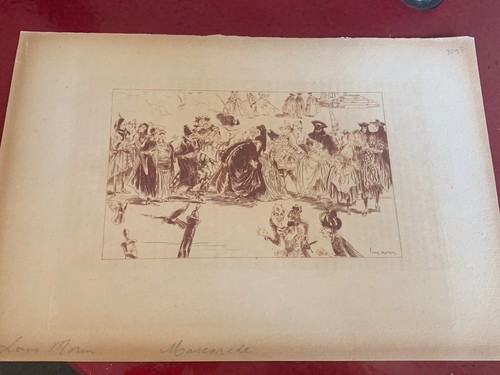 Louis morin litho gravure - litho,